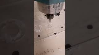 Cutting plexiglass on CNC shorts handyhacks diy cnc cncmachine handytips handytools [upl. by Steffi]