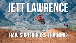 Jett Lawrence Raw Riding  2022 Supercross Training [upl. by Euqram737]