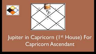 Jupiter in Capricorn For Capricorn Ascendant Jupiter in 1st House for Capricorn Ascendant [upl. by Yenots]