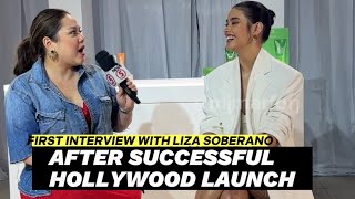 FULL INTERVIEW OF LIZA SOBERANO AFTER HOLLYWOOD DEBUT [upl. by Edyaw853]