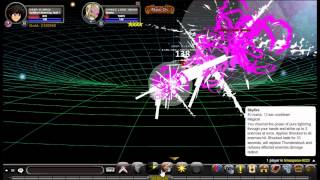 AQW Darkblood Stormking Soloing Chaos Lord Iadoa 3 ways  Cracking Sky 65k Crit [upl. by Deth]