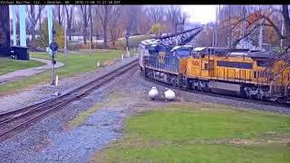 Deshler OH Railcam railfanning Virtual Railfan [upl. by Boycie260]