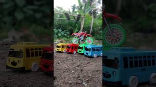 Dirt bike finger toys  unboxing mainan mobil mobilan bus tayo dirtbike mobilmobilan shorts [upl. by Gerald108]