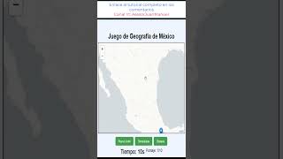 👁😍 Juego de GeografIA con HTML CSS JS OpenStreetMap y LeaFlet USANDO chatgpt para CODIFICAR🔴 [upl. by Yelyr623]