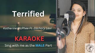 Terrified Female Part Only  Karaoke  Katherine McPhee ft Zachary Levi [upl. by Rehpotsirhcnhoj150]