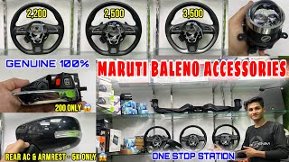 Baleno Nexa Genuine Accessories With Price ✅ Maruti Suzuki Baleno Nexa Accessories ✅ Baleno Modified [upl. by Kris823]