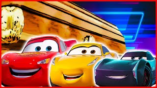 MEGAMIX Lightning McQueen x Jackson Storm x Cruz Ramirez Car 3  Coffin Dance Meme Song COVER [upl. by Larianna509]