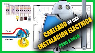 ⚡ CABLEADO de una INSTALACION ELECTRICA de una casa paso a paso [upl. by Bronwyn]