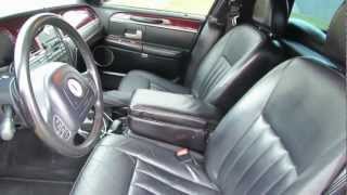 Lincoln Town Car Limousine 70quot Stretch Full Review startup and walkaround [upl. by Romney]