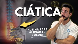 3 EJERCICIOS para Combatir el Dolor de CIÁTICA desde Casa 🏠 [upl. by Boorer]