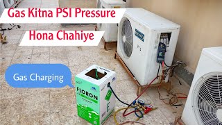 R 22 R 32 R 410a R 134a R 600a R 290 Gas Charging Kitna Pressure Hona Chahiye [upl. by Chloris25]