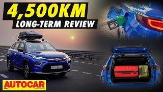 Toyota Urban Cruiser Hyryder Hybrid  4500km Long Term review  Autocar India [upl. by Gaiser]