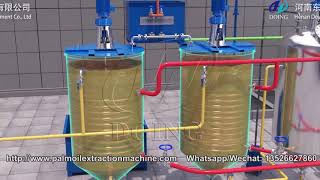 Small scale edible oil refinery plant cooking oil refining machine for palm oil peanut oil [upl. by Barvick]