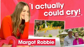 Margot Robbies emotional reunion with Neighbours costar [upl. by Rufus]