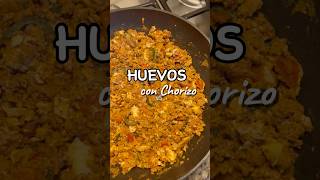 Huevos con Chorizo la receta de hoy 😋🤤 huevosconchorizo comidacasera [upl. by Eisak260]