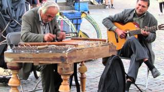 Hungarian gypsy Street MusiciansCimbalom  Copenhagen August 2014 Part 1 [upl. by Frederik898]