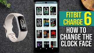 How to Change the Clock on Fitbit Charge 6 [upl. by Affay]