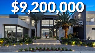 Inside a 9200000 MEGA Mansion With INSANE Entertainment  Las Vegas Luxury Home Tour [upl. by Svend]