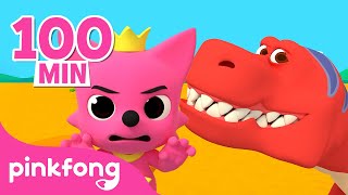 Dinosaurios para niños🦖 Tiranosaurio Rex🦕  Canciones y Cuentos Infantiles  Pinkfong en español [upl. by Chaffin]