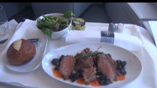 Tripreport  SFO  FRA  Airbus A380  Lufthansa NEW Business Class [upl. by Ahseel]