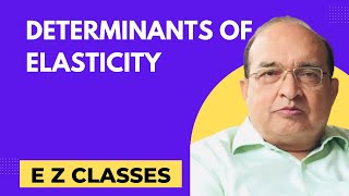 Determinants of Elasticity [upl. by Yoral]