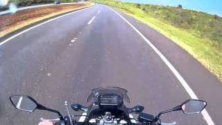 NC700X Câmera Onboard  Araras até Limeira [upl. by Neelloj]