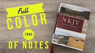 Full Color NKJV Study Bible 3rd Edition by Thomas Nelson [upl. by Lenhart]