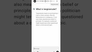 What is tergiversate [upl. by Akem]