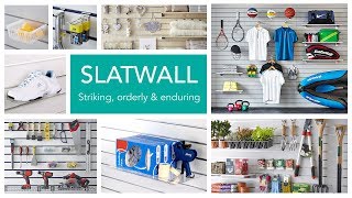 Slatwall Panels and Accessories [upl. by Nyrraf]