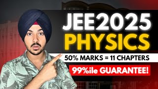 JEE Main 2025 Chapterwise PHYSICS Analysis 99 ile Guaranteed Series [upl. by Arikaahs]