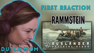 DUTCH MOM reacts and translating AUSLÄNDER  Rammstein to English “he makes me blush 🤣” [upl. by Isbel]