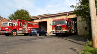 LONGUEUIL FIRE TRUCK RESPONDING FROM STATION 31 [upl. by Elyag256]