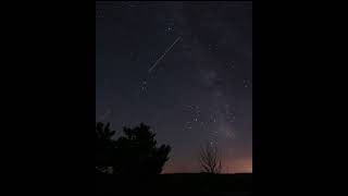 Perseid meteor shower lights up sky in Türkiyes Kutahya [upl. by Anihtyc]