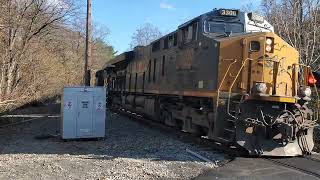 CSX empty coal at Woodbine MD 11524 [upl. by Scriven]