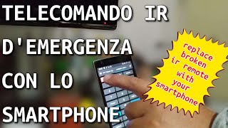 realizzare telecomando infrarossi sostitutivo con lo smartphone [upl. by Anwahsal]