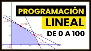 PROGRAMACIÓN LINEAL Pasa de NIVEL 0 a 100 [upl. by Einotna392]