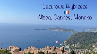 Nicea i Lazurowe Wybrzeże🇫🇷  NiceampCôte d’Azur 2022 [upl. by Ruzich]