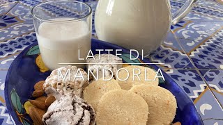 LATTE DI MANDORLE FATTO IN CASA ricetta facile e veloce [upl. by Asiole568]