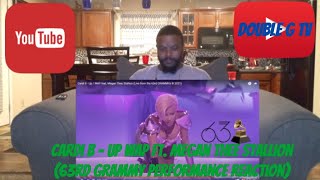 Cardi B  Up  WAP Ft Megan Thee Stallion 63rd Grammy Performance Reaction [upl. by Nealy]