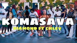 Diamond Platnumz ft Khalil Harisson amp Chley  Komasava OFFICAL DANCE VIDEO DANCE 98 [upl. by Anihsak]