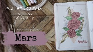 Bullet Journal  Mars 2024  Plan With Me [upl. by Eillen942]