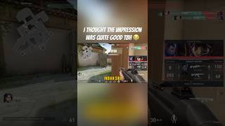 How we rating this impression fellas 😭 shorts viral funny valorant valorantclips gaming [upl. by Anallese]