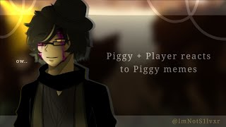 Piggy Player Reacts to Piggy Memes  P1  20X speed [upl. by Normy]