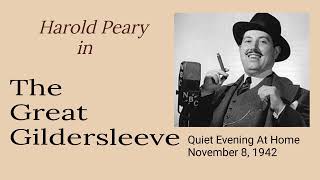 The Great Gildersleeve  Quiet Evening At Home  November 8 1942 OldTime Radio Comedy [upl. by Nibbor461]