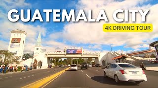 Guatemala City Guatemala 🇬🇹  A 90min Driving Tour of Guatemala City  4K Driving Tour [upl. by Marcellina517]