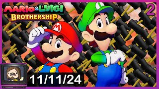 It’s Actually Hammer Time  Mario and Luigi Brothership Part 2 [upl. by Ellerrehs247]