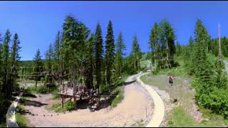 Whitefish Mountain Resort Whitefish Montana 360 Warm Season [upl. by Attesoj]