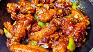 Juicy Pan Fried Chicken Chilli Wings Chicken Recipes [upl. by Ginnifer824]