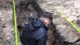 The Grisly Job Of Exhuming The Dead In Ukraine [upl. by Westfahl]