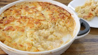 Cheesy Cauliflower Bake Recipe Cauliflower Cheese [upl. by Bethesde577]